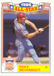 1987 Topps Glossy All-Stars Baseball Cards     004      Mike Schmidt